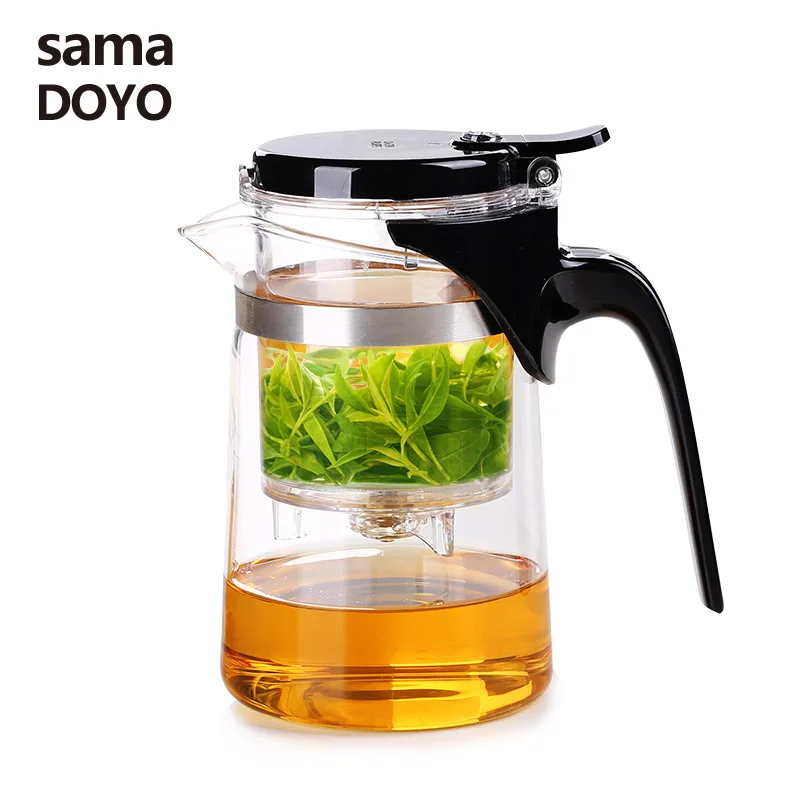 Samadoyo высококачественный чайный набор Gongfu стеклянный кунг фу горшок пресс
