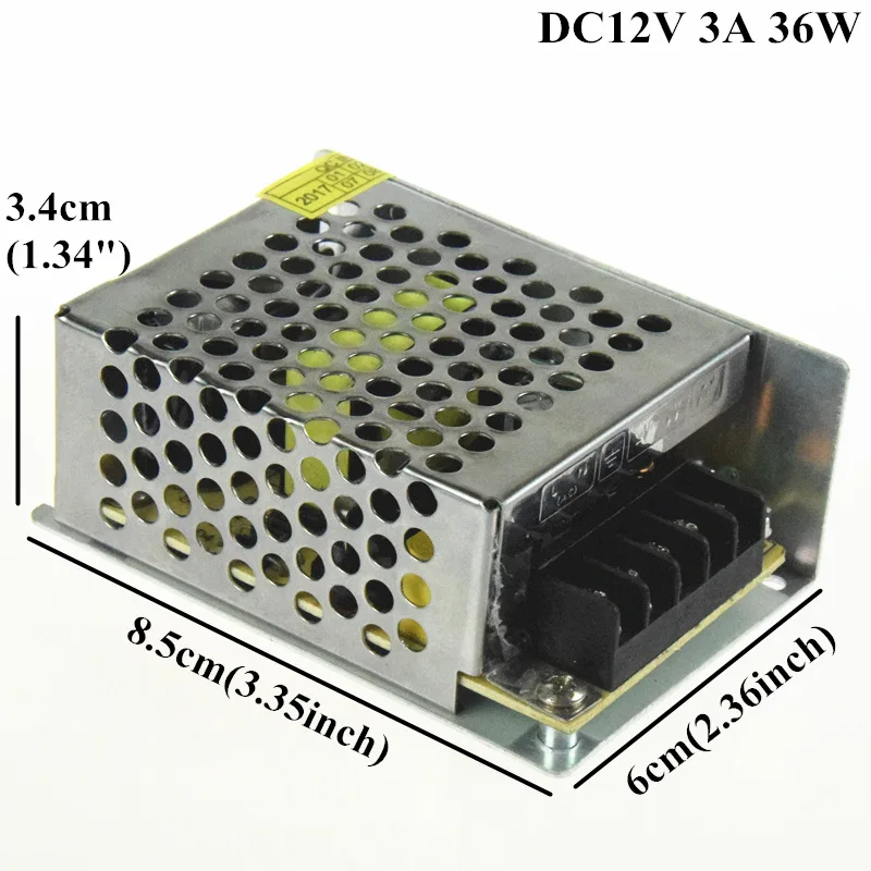 3A 36W AIFENG трансформатор освещения 110 В 220 В к DC 12 В светодиодный драйвер переключатель питания адаптер 1A 2A 3A 5A 10A 20A 30A 50A для светодиодной ленты - Цвет: 3A 36W