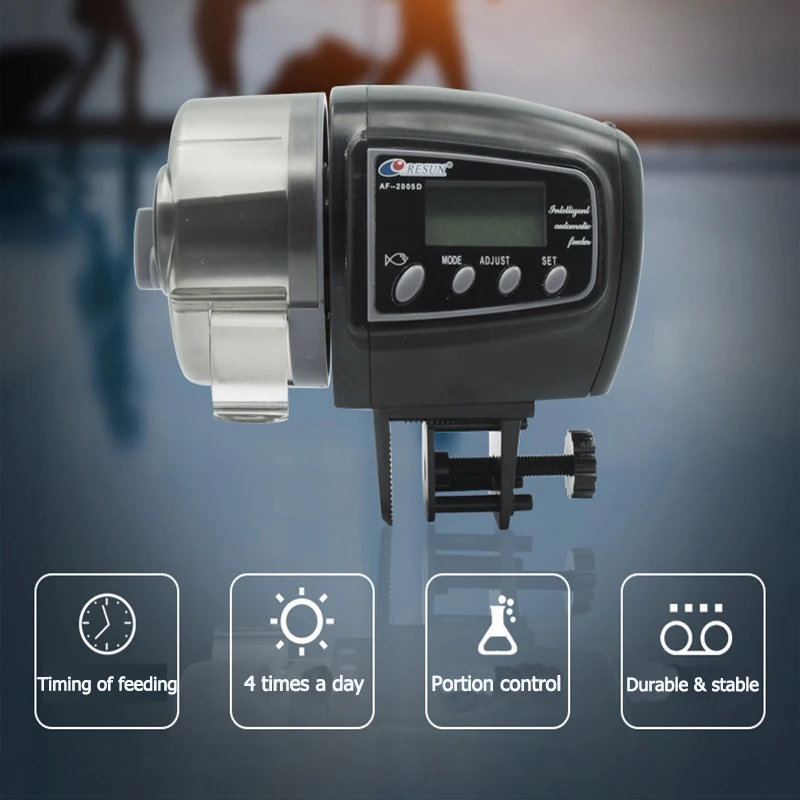 Автоматическая Мини-Кормушка для рыб кормление аквариума отпуск выходные рыбы