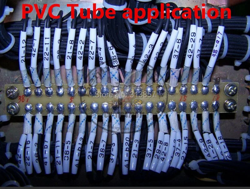 Free shipping PVC tube sleeve for printer wire marker ferrule printing machine | Компьютеры и офис