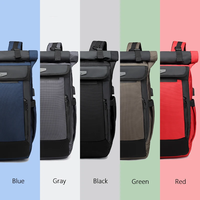 Рюкзак OZUKO мужской для ноутбука 15 6 дюймов водоотталкивающий из ткани Оксфорд |