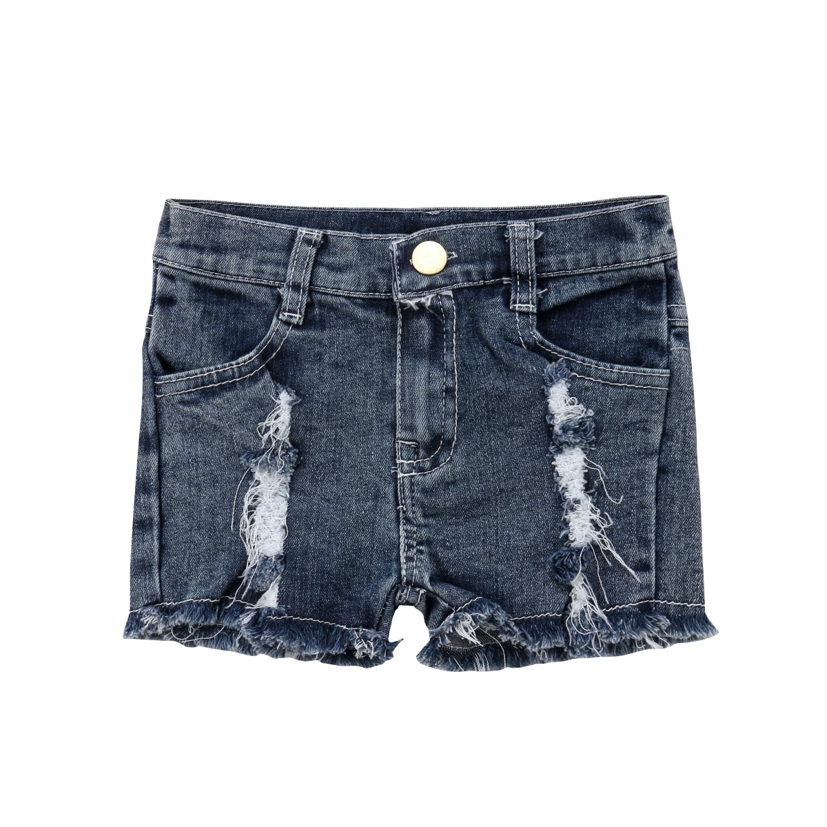 

Toddler Kids Baby Girl Holes Denim Stretch Ripped Shorts Hot Pants Clothes Size 2-6T