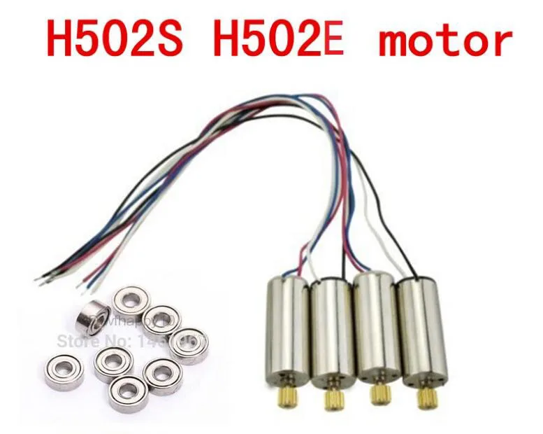 8 шт. подшипник обновления + 4 двигатель двигателя для Hubsan X4 H502E H502S Quadcopter RC запасные