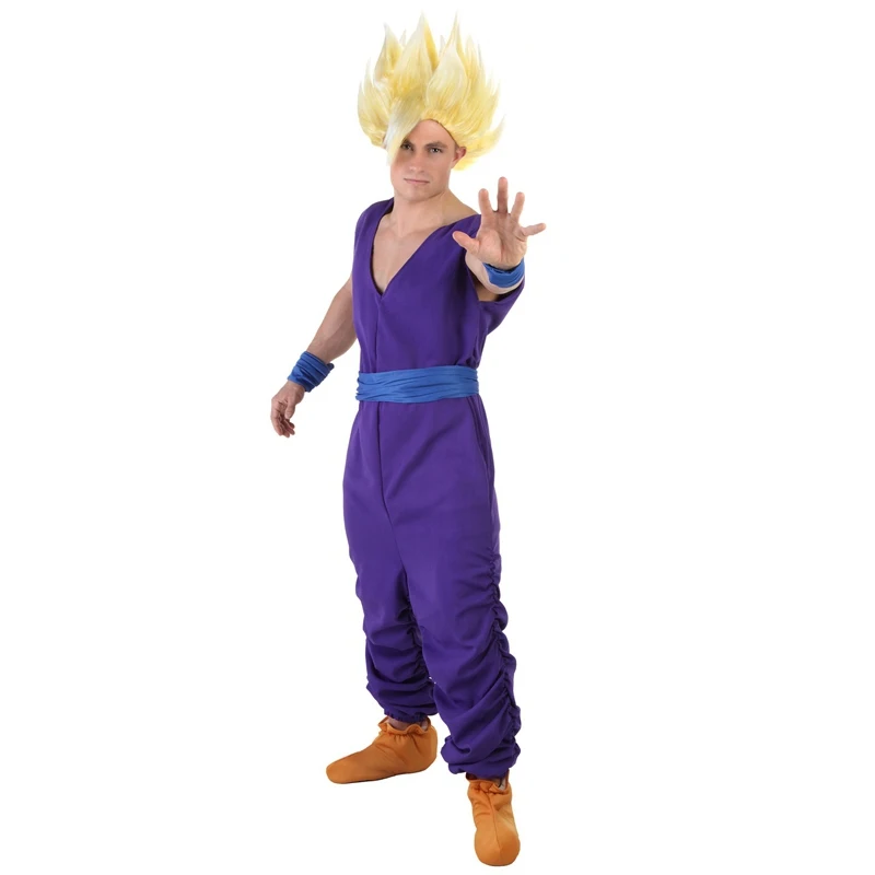 Разблокируйте весь ваш потенциал в костюме для взрослых Gohan из аниме Dragon Ball Z|gohan