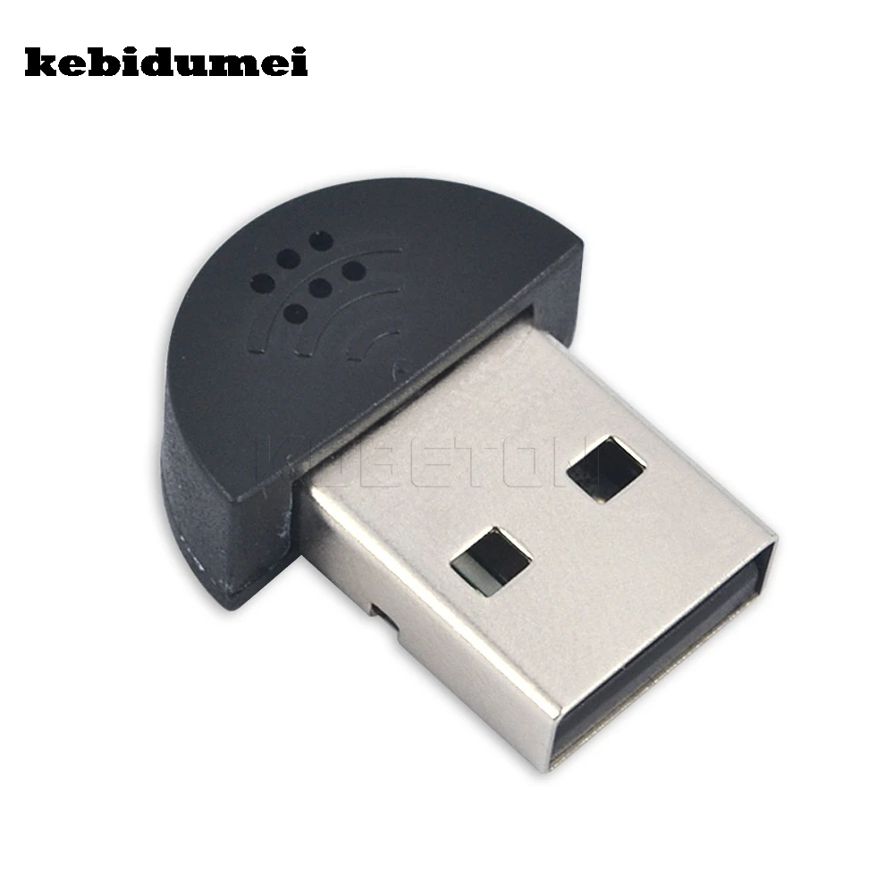Мини USB 2 0 Микрофон kebidumei микрофон аудио адаптер драйвер портативный для студии