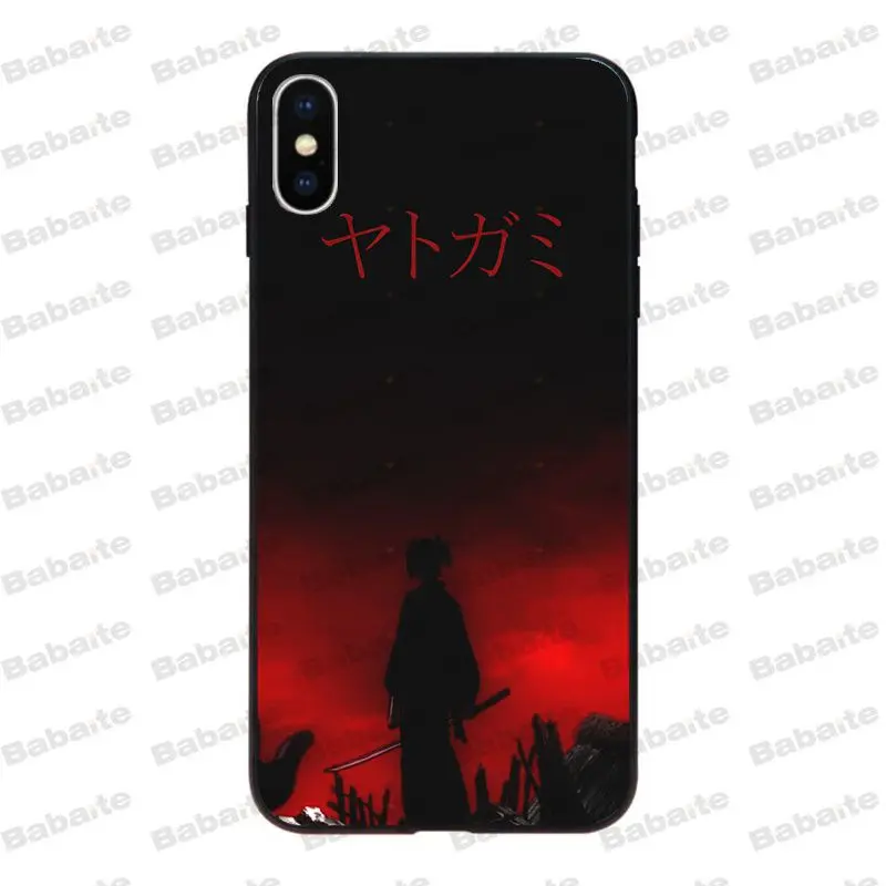 Мягкий чехол для телефона Babaite из ТПУ с аниме рисунком норагами yato iPhone X Xs Xr XsMax 10 7