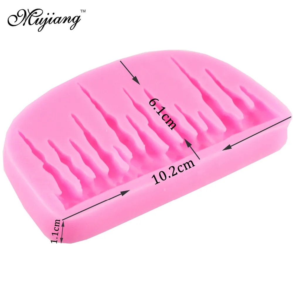 Сосульки наконечник для украшения тортов силиконовая форма сосулька границы