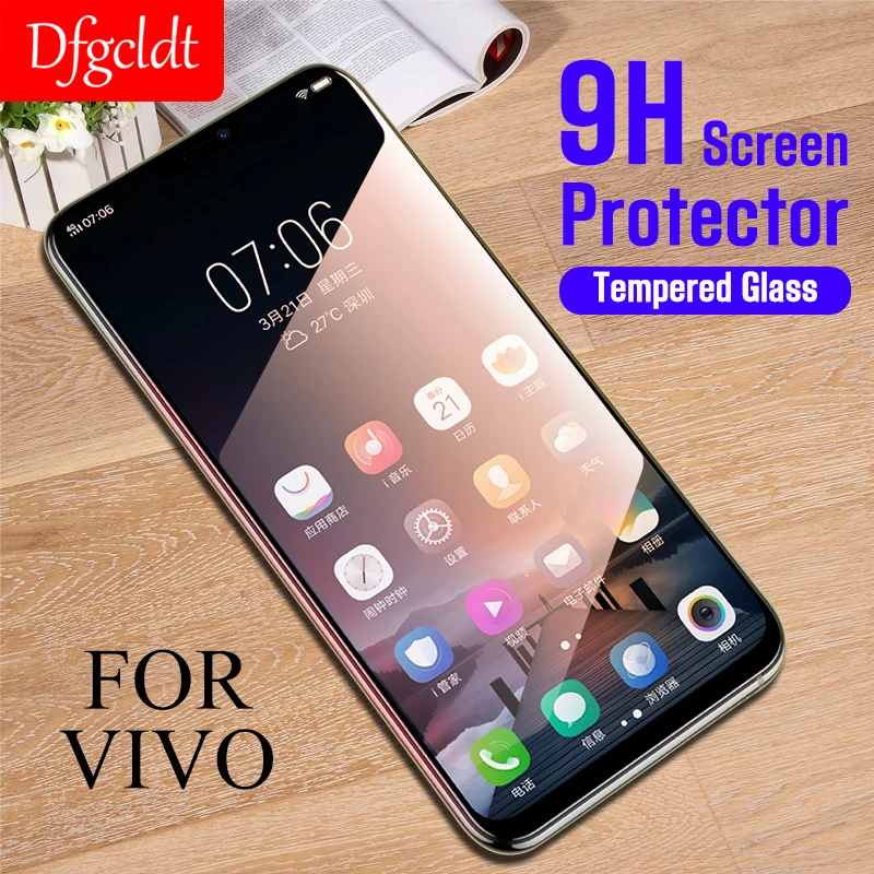 Закаленное защитное стекло 9 H для экрана Vivo X7 X9 X9s X20 Plus V9 ультратонкая пленка X21 V7