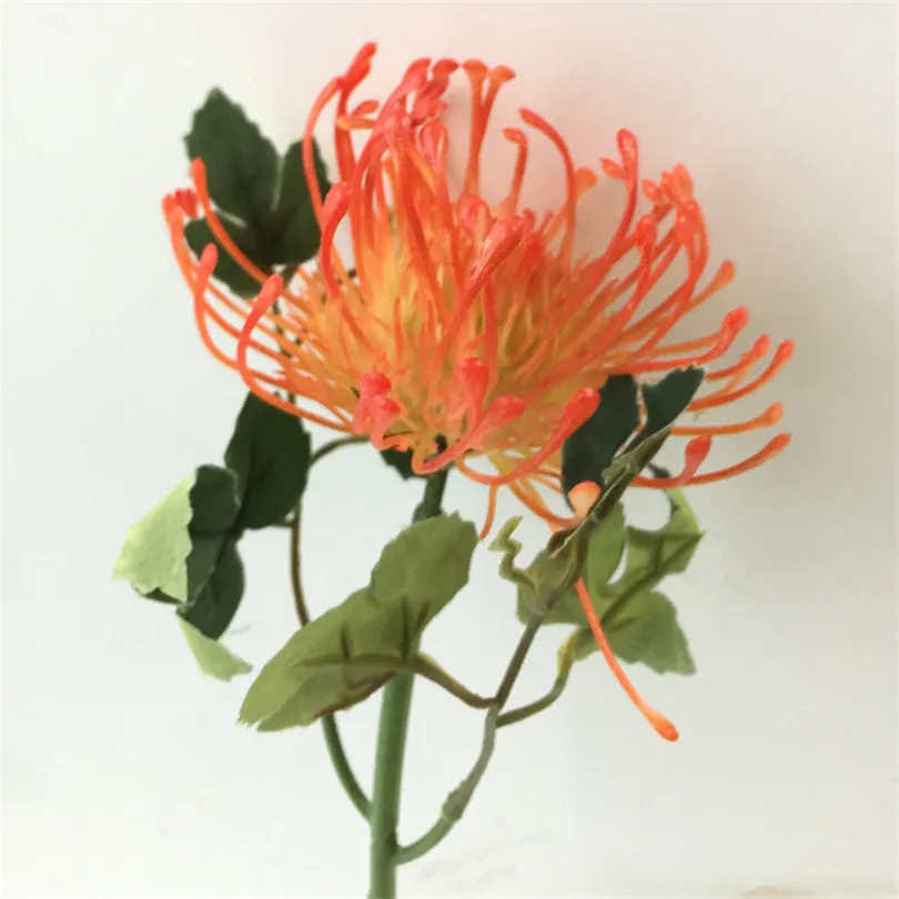 100 шт Пластиковые Одуванчики цветы одна голова/кусок Leucospermum cordifolium Искусственные