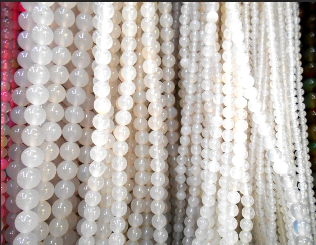 Новое поступление DIY круглый лунный камень бусина из натурального камня