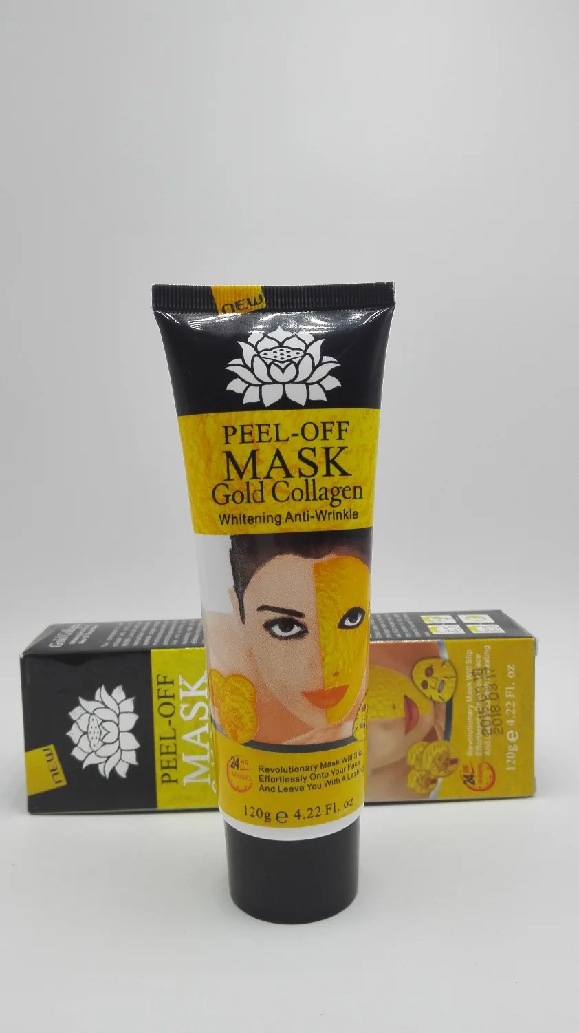 Коллагеновая маска для лица 120 г 24 к|collagen facial mask|facial mask24k gold mask |