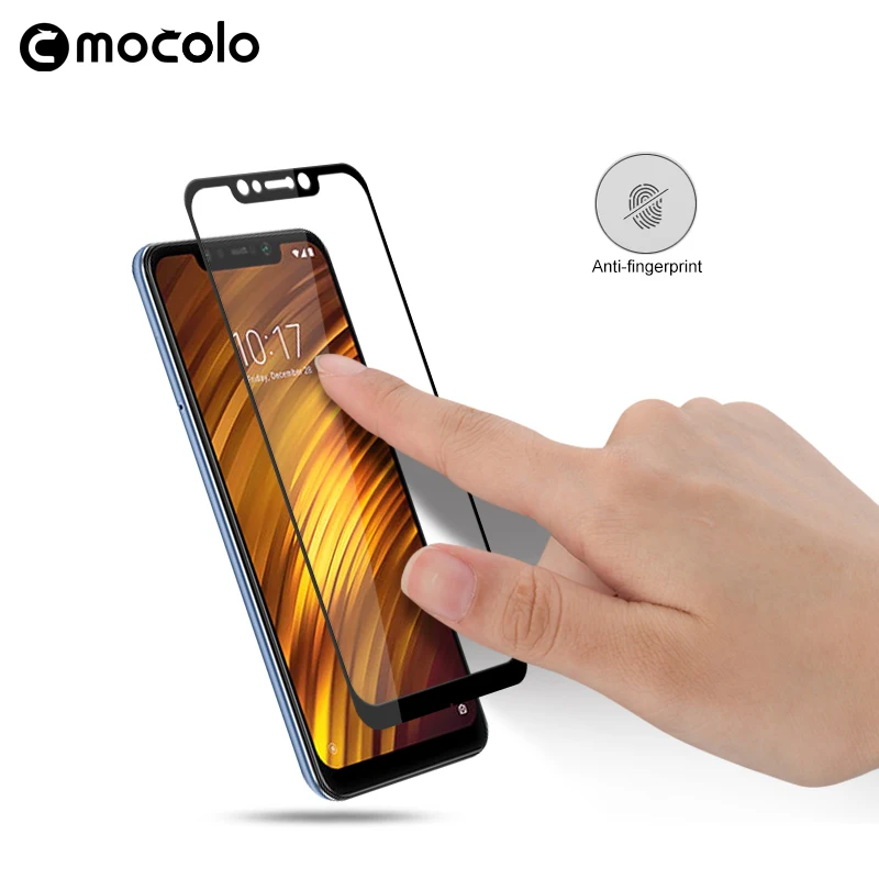 MOCOLO закаленное стекло для Xiaomi Pocophone F1 полноэкранная Защитная пленка Poco Индия