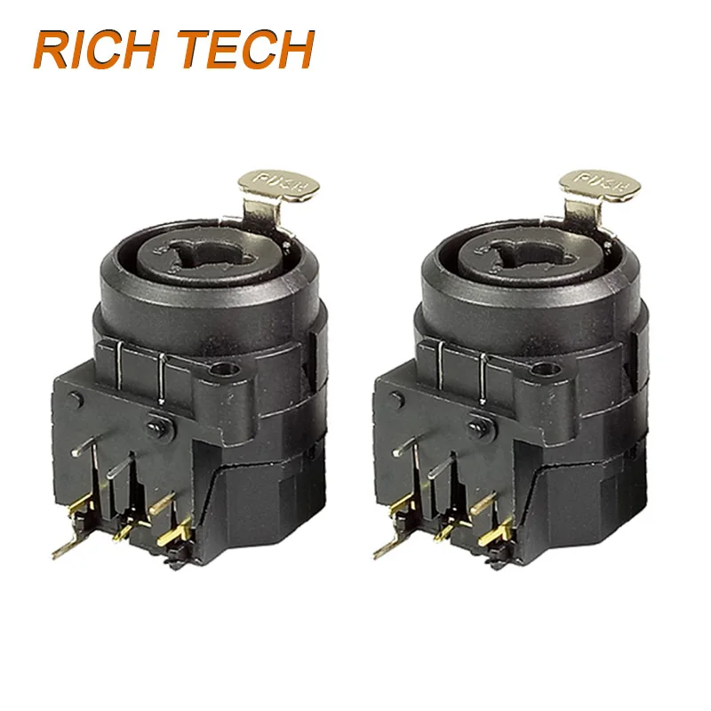100 шт./лот Угловые двойного Функция аудио Jack 1/4 &quot6 35 мм разъем + 3 Pin XLR Женский Джек