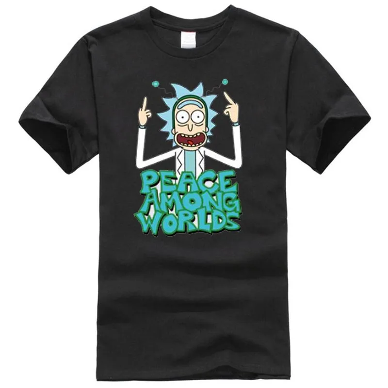 Новые повседневные мужские футболки Rick And Morty забавная футболка с дизайном