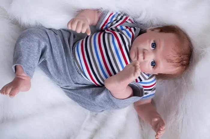 Reborn Baby Dolls 20 ''ручной работы реалистичные детские силиконовые виниловые куклы