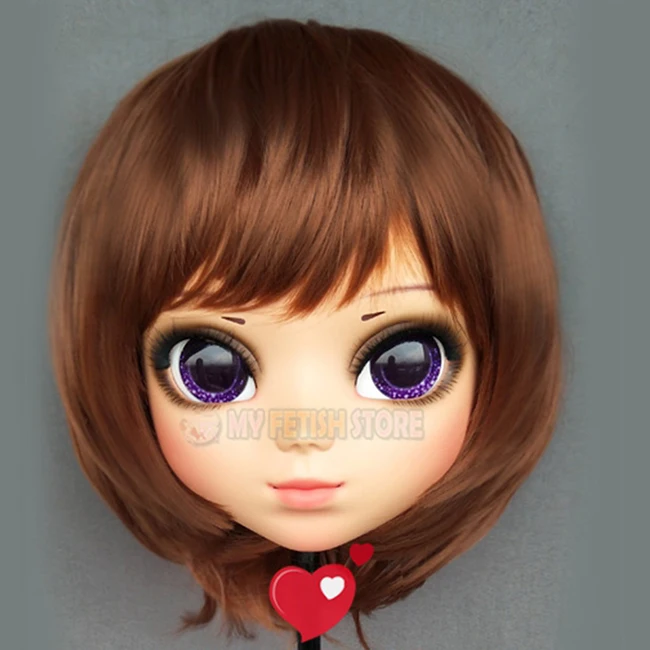 (P 02) женский сладкий девушка Смола половина головы кигуруми BJD глаза Crossdress