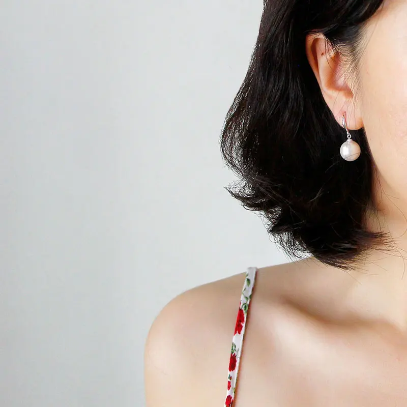 Женские классические серьги с жемчугом серебро 925 пробы | Украшения и аксессуары