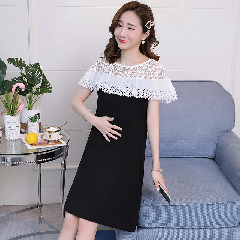 2019 Новое поступление летнее платье для беременных женщин короткие платья