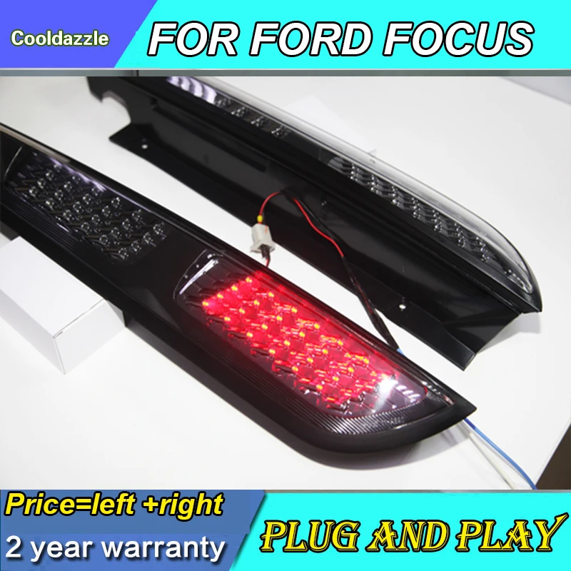 2005 2006 2007 2008 2009 2010 2011 год для Ford Focus Хэтчбек полный светодиодный задний фонарь с
