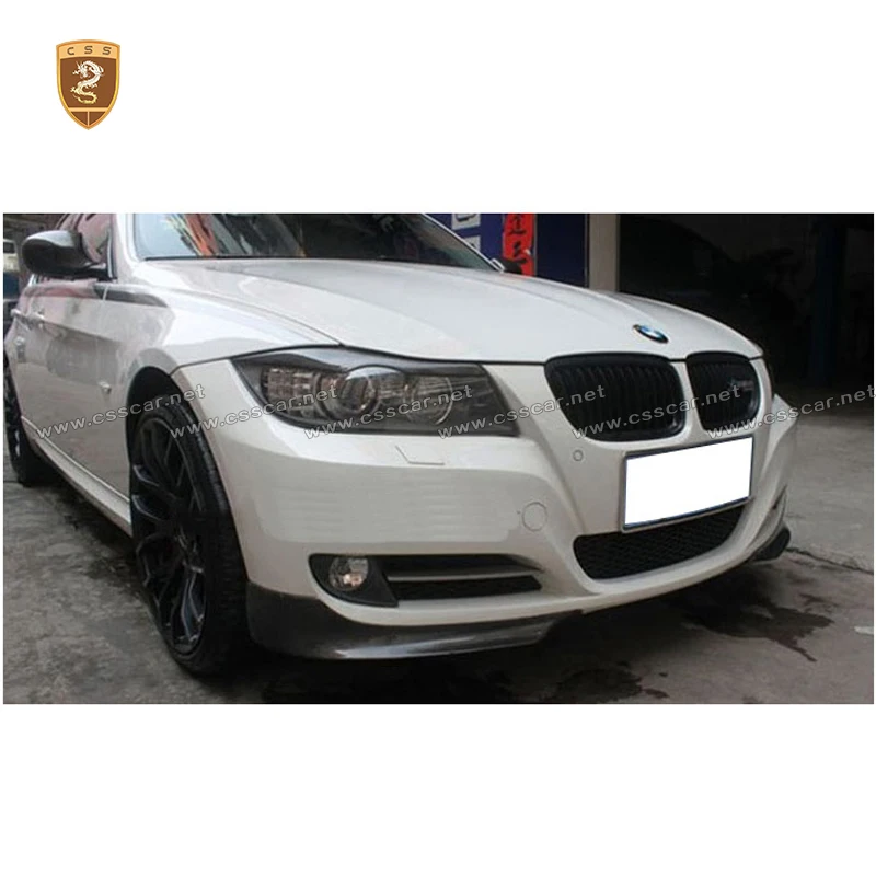 2 шт. для BMW E90 настоящие Углеродные волокна фары Брови Веки 3 серии 4-двери Седан 2005