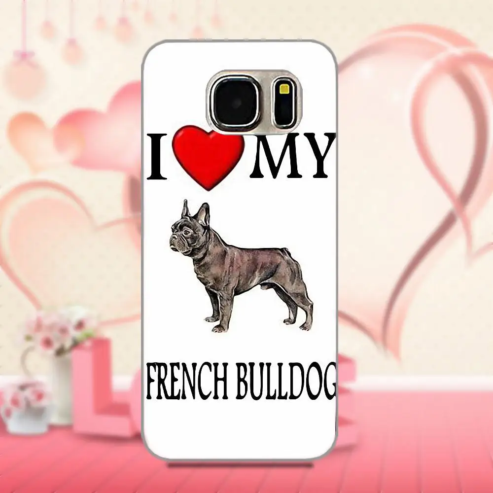 Мягкая крутая лучшая фотография французского бульдога I Love My Dog для Xiaomi Redmi 5 4A 3 3S Pro