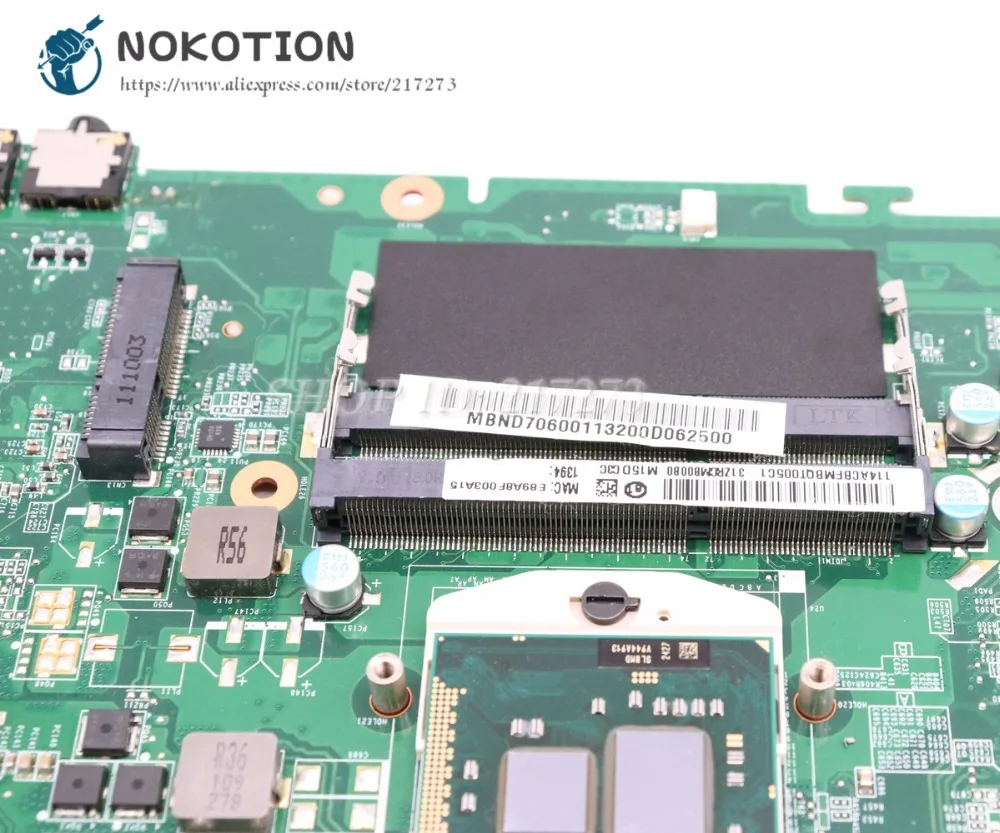 Материнская плата NOKOTION для ноутбука Acer eMachines E732 E732Z материнская DA0ZRCMB6C0 MBND706001