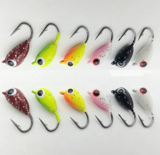

Small lead head hooks for ice fishing or lure fishing 1cm8 2.3 g