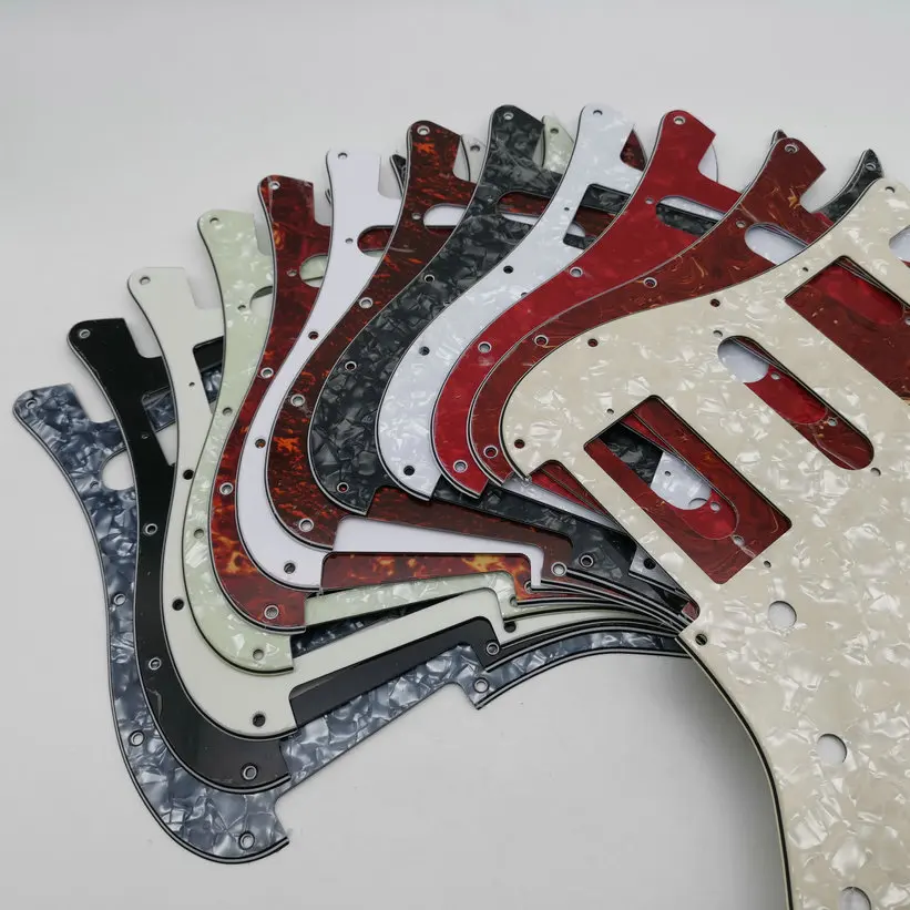 Классический ST Гитара Pickguard черный пол подходит для Stratocaster Модель гитары