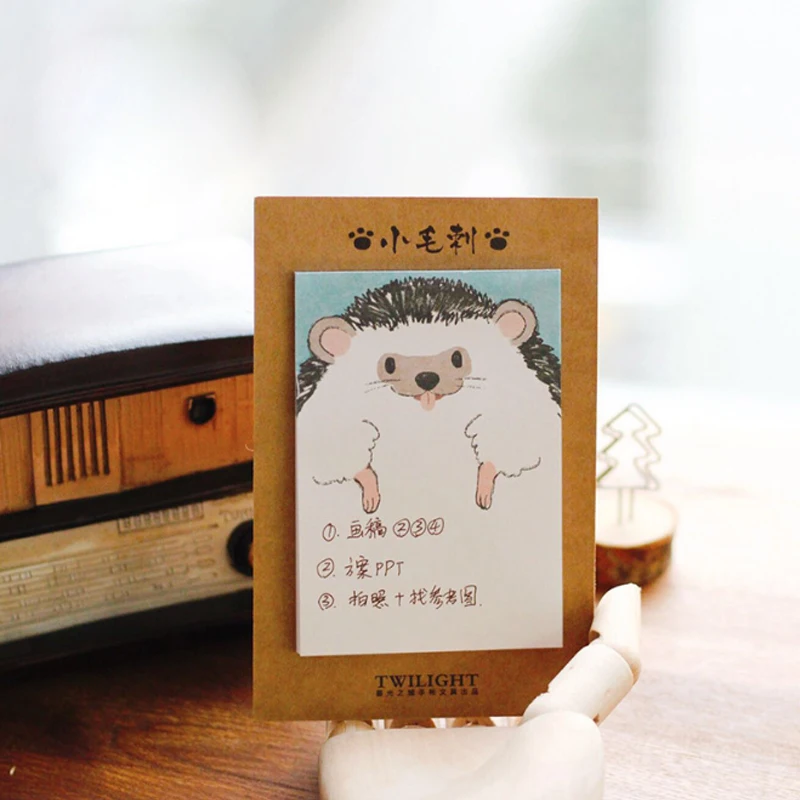 1х милые Meng pet серии Kawaii Sticky Notes Post memo pad школьные принадлежности планировщик наклейки бумажные закладки для офиса канцелярские принадлежности