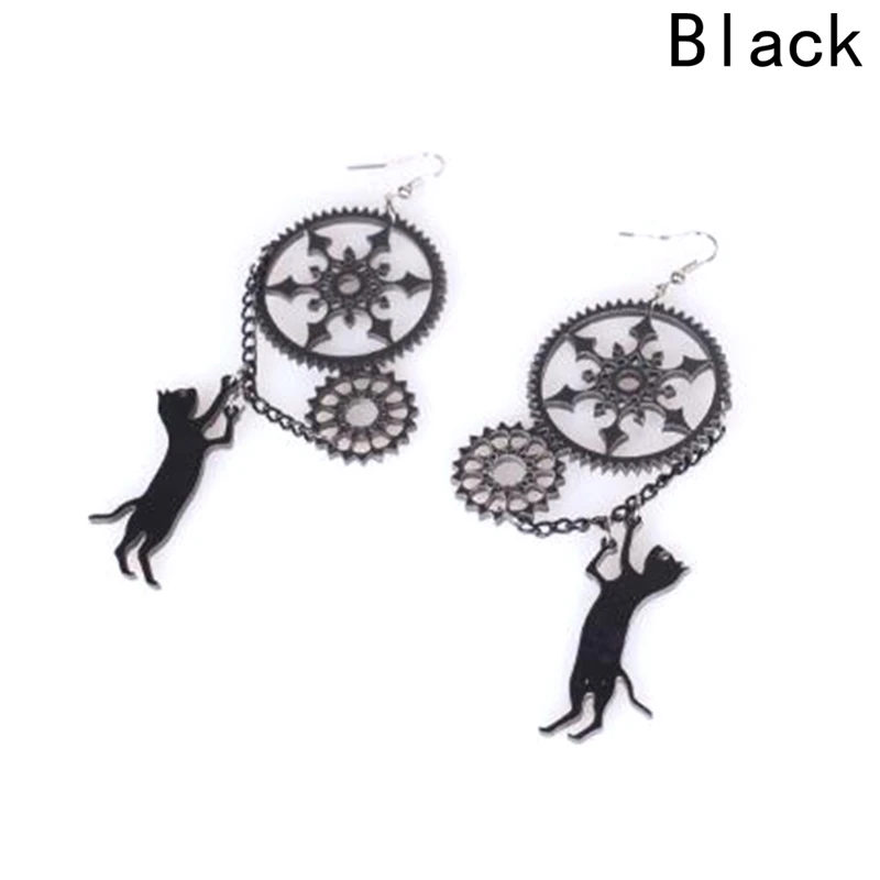Забавные ювелирные изделия игривые серьги в виде кота из Европы и США крупный