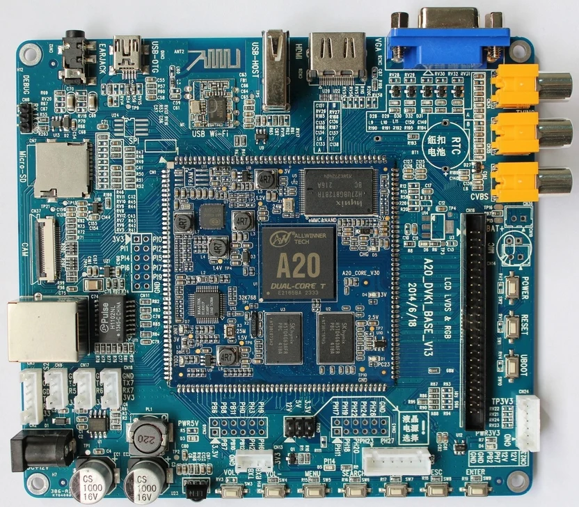 ARM CORTEX-A7 двухъядерный оценочный Совет/Совет по развитию штамп отверстие формы