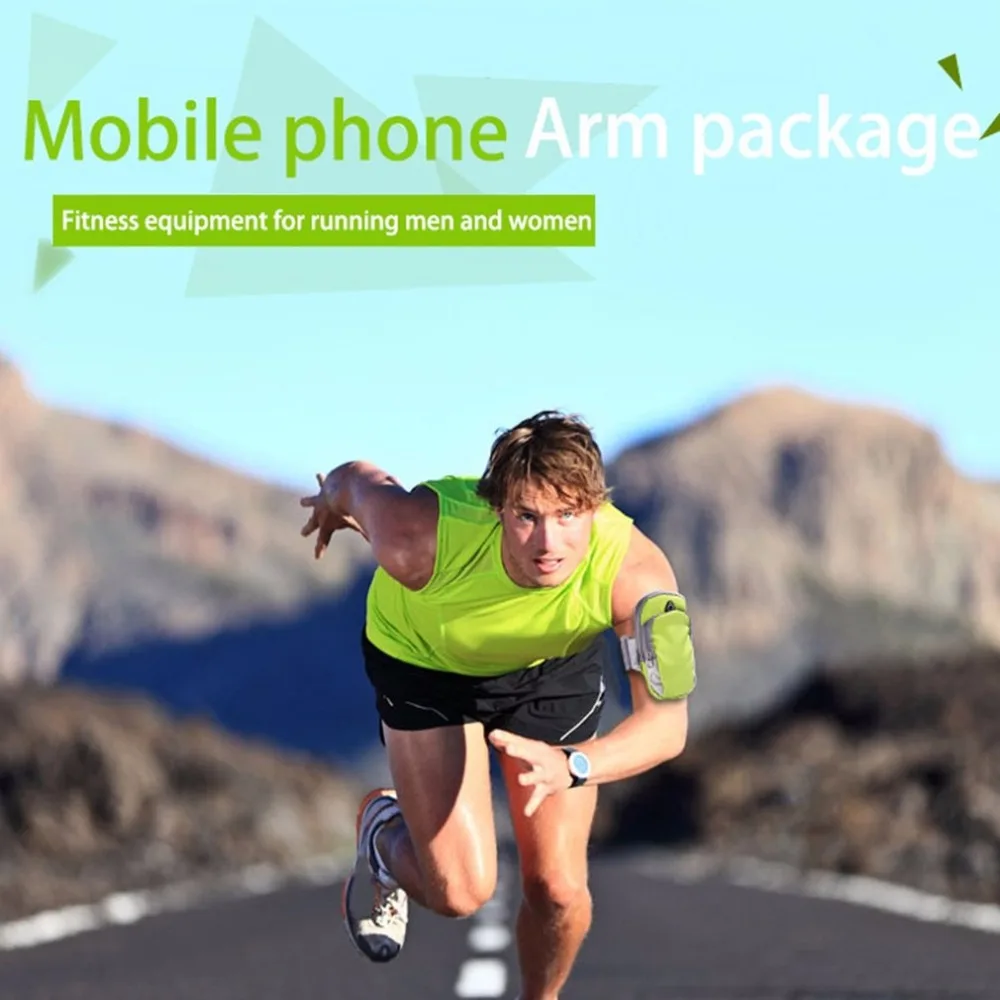 Universal Sports Arm band Case Bag For iPhone 7 8 plus Gym Running ArmBand Pouch Xiaomi mi Huawei 6'' Mobile Phone Sport | Мобильные