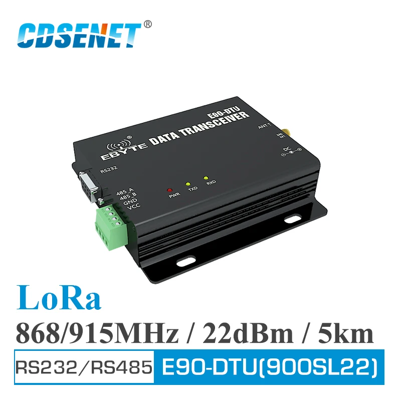 SX1262 SX1268 E90 DTU 900SL22 LoRa реле 22dBm RS232 RS485 868 МГц 915 Modbus приемник RSSI Беспроводной RF