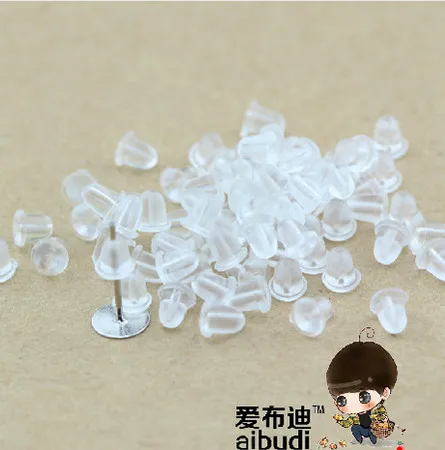 Бесплатная доставка 3000 шт./лот Пластиковые Заглушки для ушей/заглушки сережек