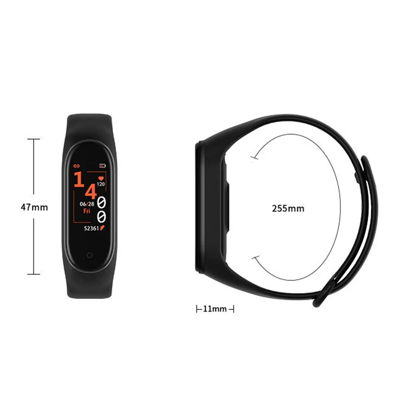 Для M4 Smartband фитнес-трекер умный Браслет кровяное давление монитор сердечного ритма водонепроницаемый fpr смарт-браслет M4 браслет