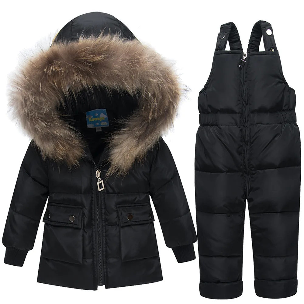 Зимние комплекты одежды для маленьких девочек детские пуховики детский зимний