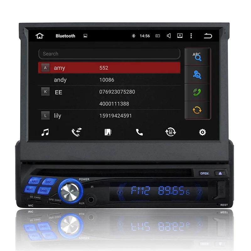 QIMING НАЧАТЬ 2 Din Универсальный Автомобильный DVD GPS Навигации Quad Core Android 5.1.1 Аудио