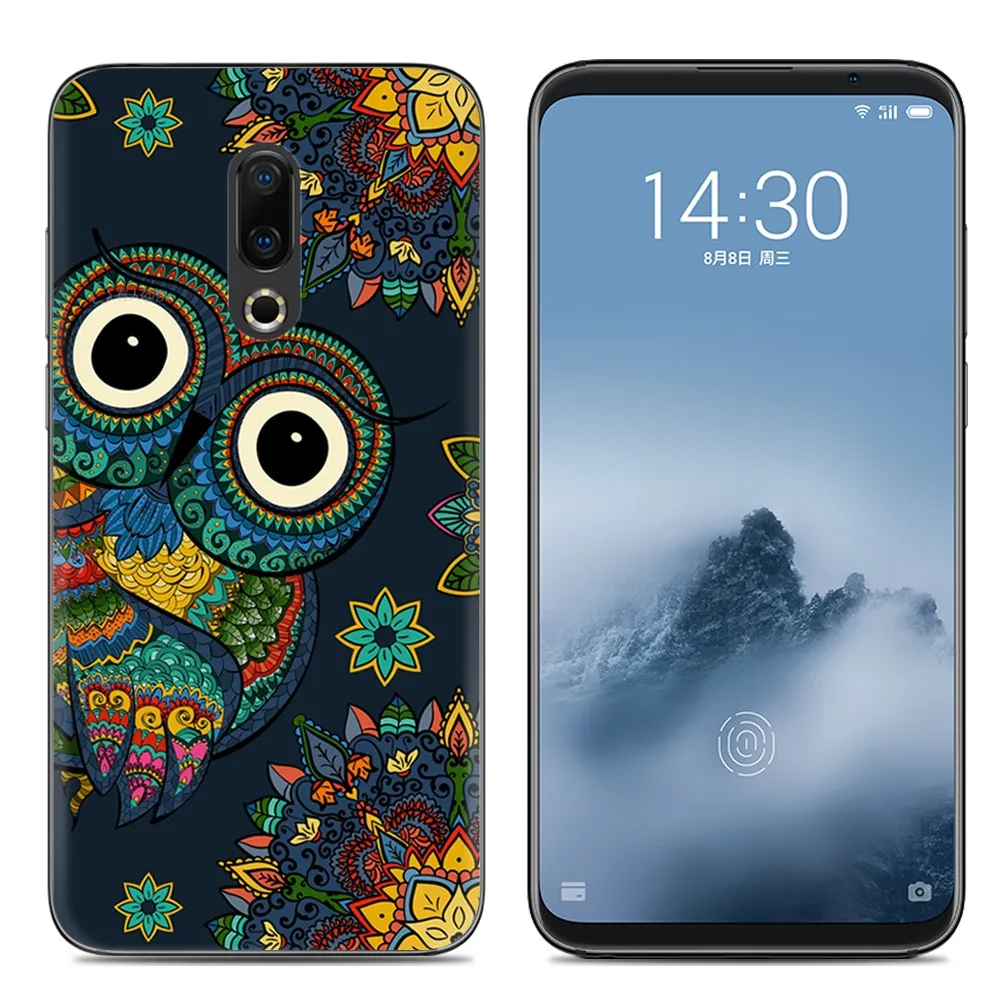 Прямая поставка чехол для телефона Meizu 16 6 дюймов модный дизайн художественный