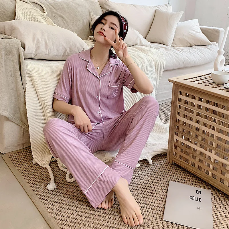 Пижама женская летняя с коротким рукавом | Женская одежда