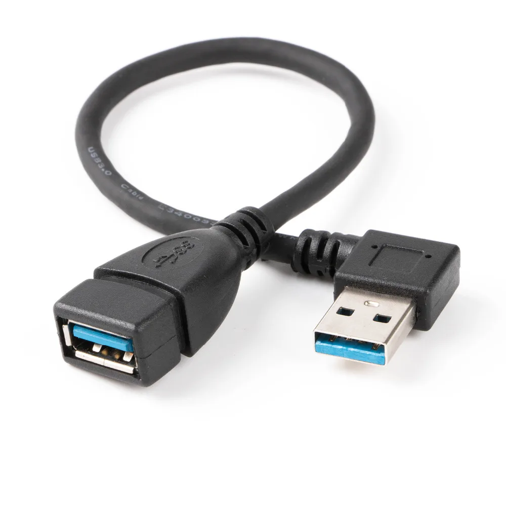 Сверхскоростной компьютер USB 3 0 2 шт. сверхскоростной черный удлиняющий Кабель с