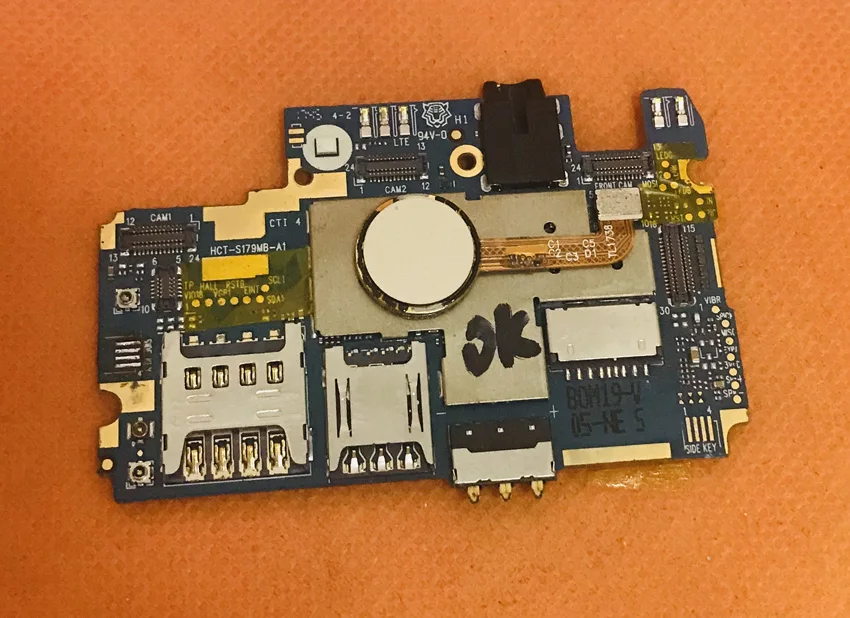 Б/у оригинальная материнская плата 2G RAM + 16G ROM для Blackview A7 Pro MT6737 Quad Core Бесплатная
