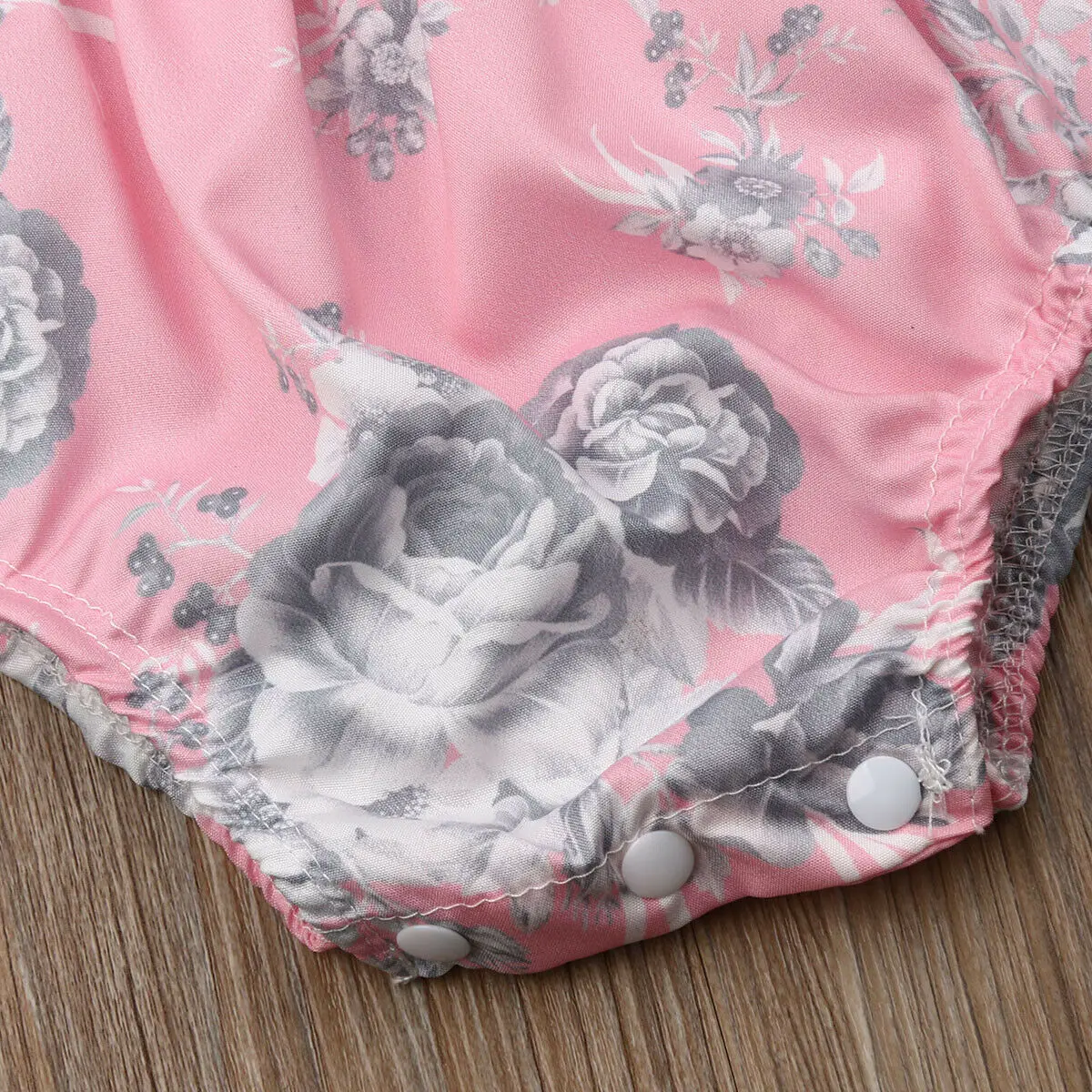 0-24M Cute Newborn Baby Girl Off shoulder Floral Bodysuit Jumpsuit One Pieces Outfits Summer Clothes |