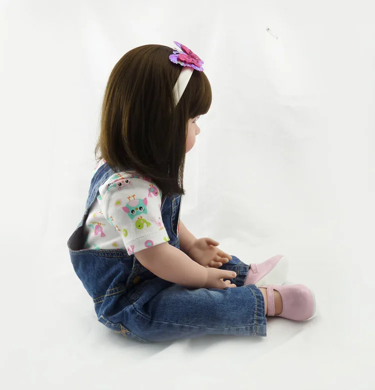 Лидер продаж реалистичные куклы для новорожденных 55 см|reborn baby doll|silicone reborn dollsboneca