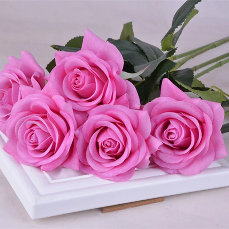 Hot Simulation Artificial Flower Fake Rose DIY Decoration for Wedding Party Home LSK99 | Дом и сад