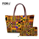 2 шт.комплект, женские сумки и кошелек с принтом