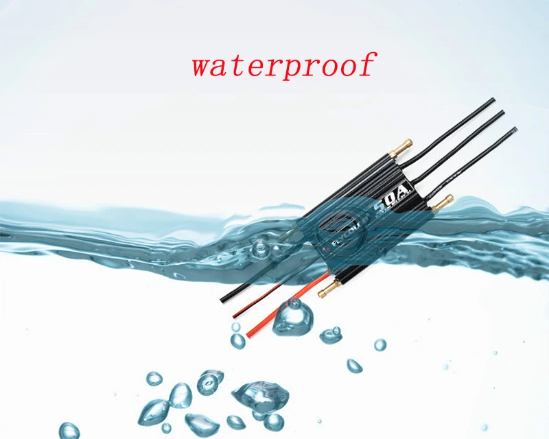 1 шт. FLYCOLOR 50A 70A 90A 120A 150A водонепроницаемый ESC RC лодка водяное охлаждение