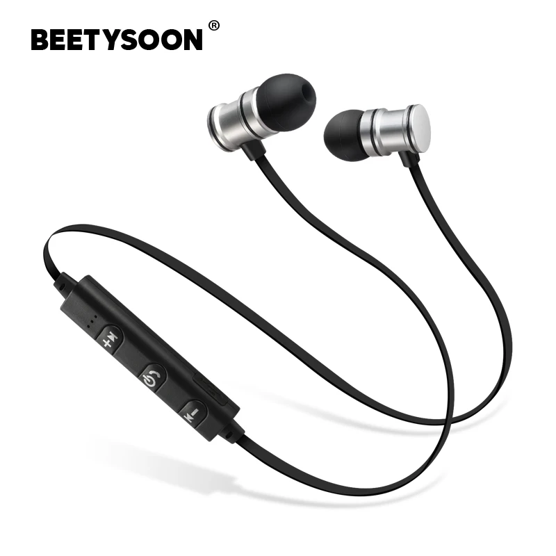 BEETYSOON 2018 новые спортивные наушники Bluetooth Беспроводной работает гарнитура стерео