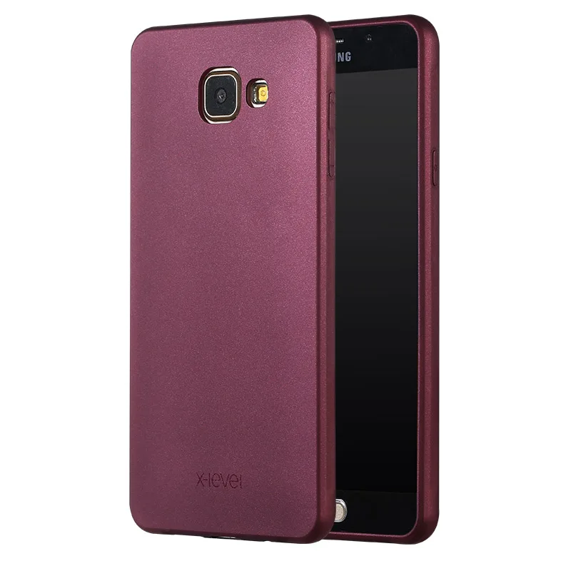 X-Level Silky TPU Phone Case For Samsung Galaxy A3 2017 A320 A320F Ultra Thin Protective Back Soft Cover |