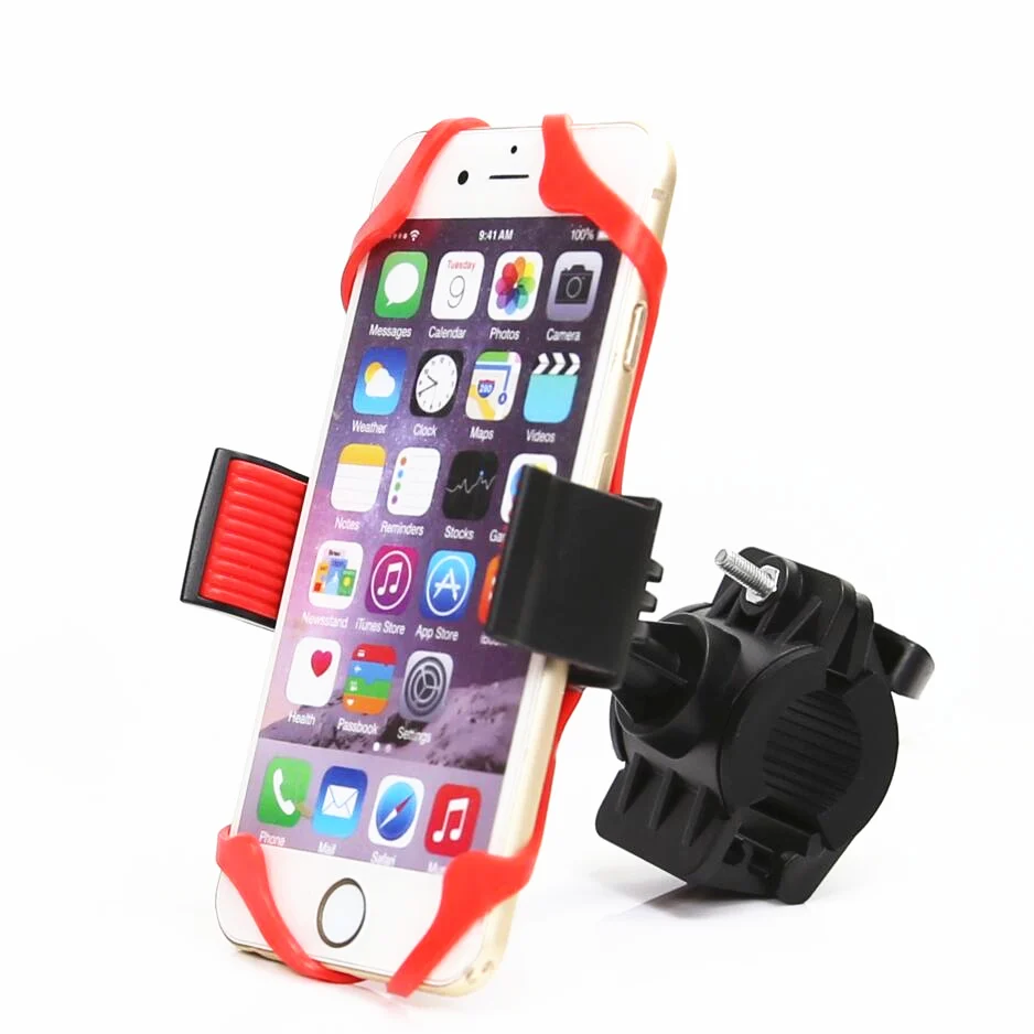 Держатель на руль велосипеда мотоцикла держатель для телефона с силиконовой