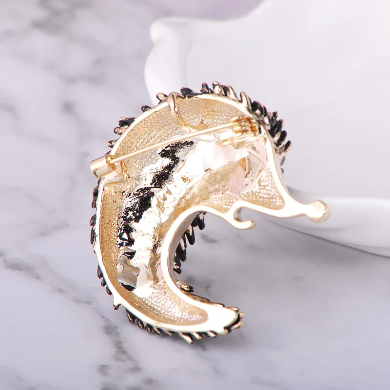 Funmor Vivid Hedgehog Shape Pins Enamel Brooches For Women Children Coat Blouse Cardigans Decoration Jewelry Routine Accessories | Украшения